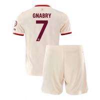 Camiseta Bayern Munich Serge Gnabry #7 Tercera Equipación para niños 2024-25 manga corta (+ pantalones cortos)